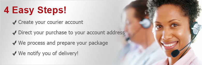 International skybox courier service